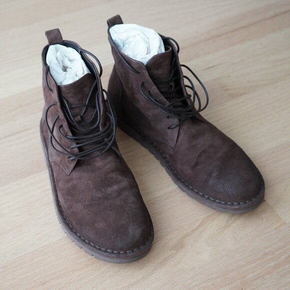 Marsell brown suede ankle boots - Picture 3 of 9